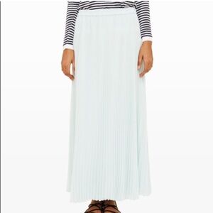 Club Monaco Light Blue A-Line Skirt